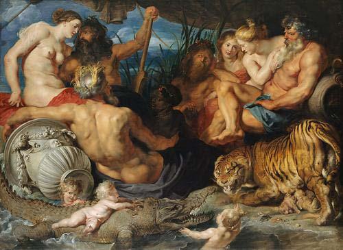 Peter Paul Rubens Die vier Flxsse des Paradieses Sweden oil painting art